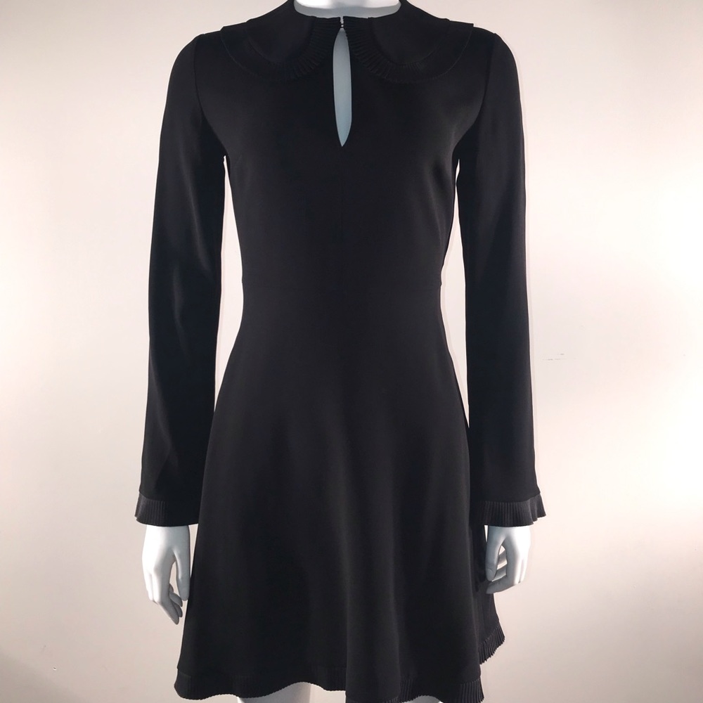 STELLA MCCARTNEY PLEATED PETER PAN COLLAR DRESS
